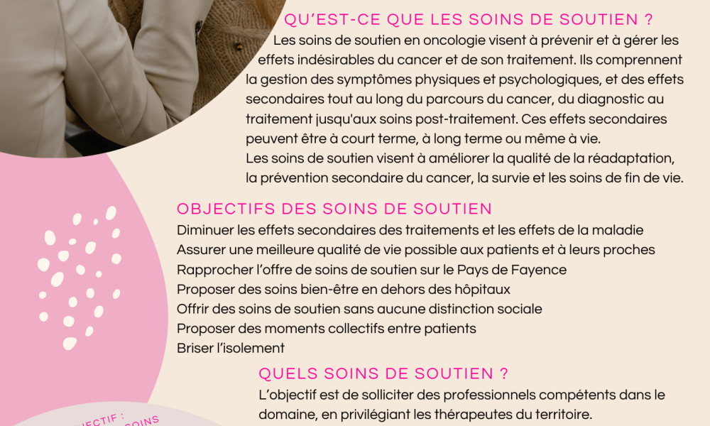 Mise en place de soins de soutien pour les patients touchés par un cancer dans le Pays de Fayence