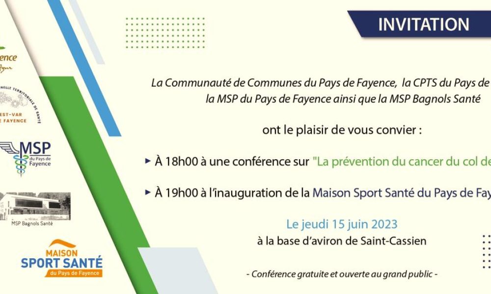 Conférence « La prévention du cancer du col de l&rsquo;utérus » – Inauguration Maison Sport Santé